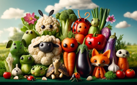 Sebzelerin Hayvanlara Dönüşümü Doğa ve Sanatın Buluşması