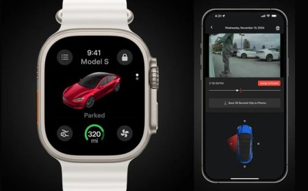 Tesla Apple Watch Uygulamasıyla Araç Kontrolü Bilekten!